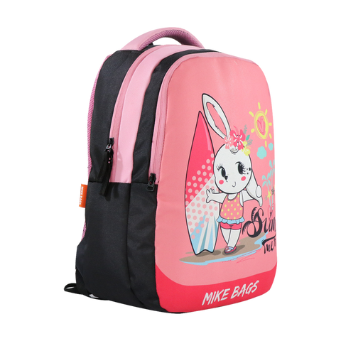 Image of Mike Preschool Backpack Summer Bunny - Pink