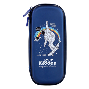 Smily Kiddos Small Pencil case - astronaut theme blue