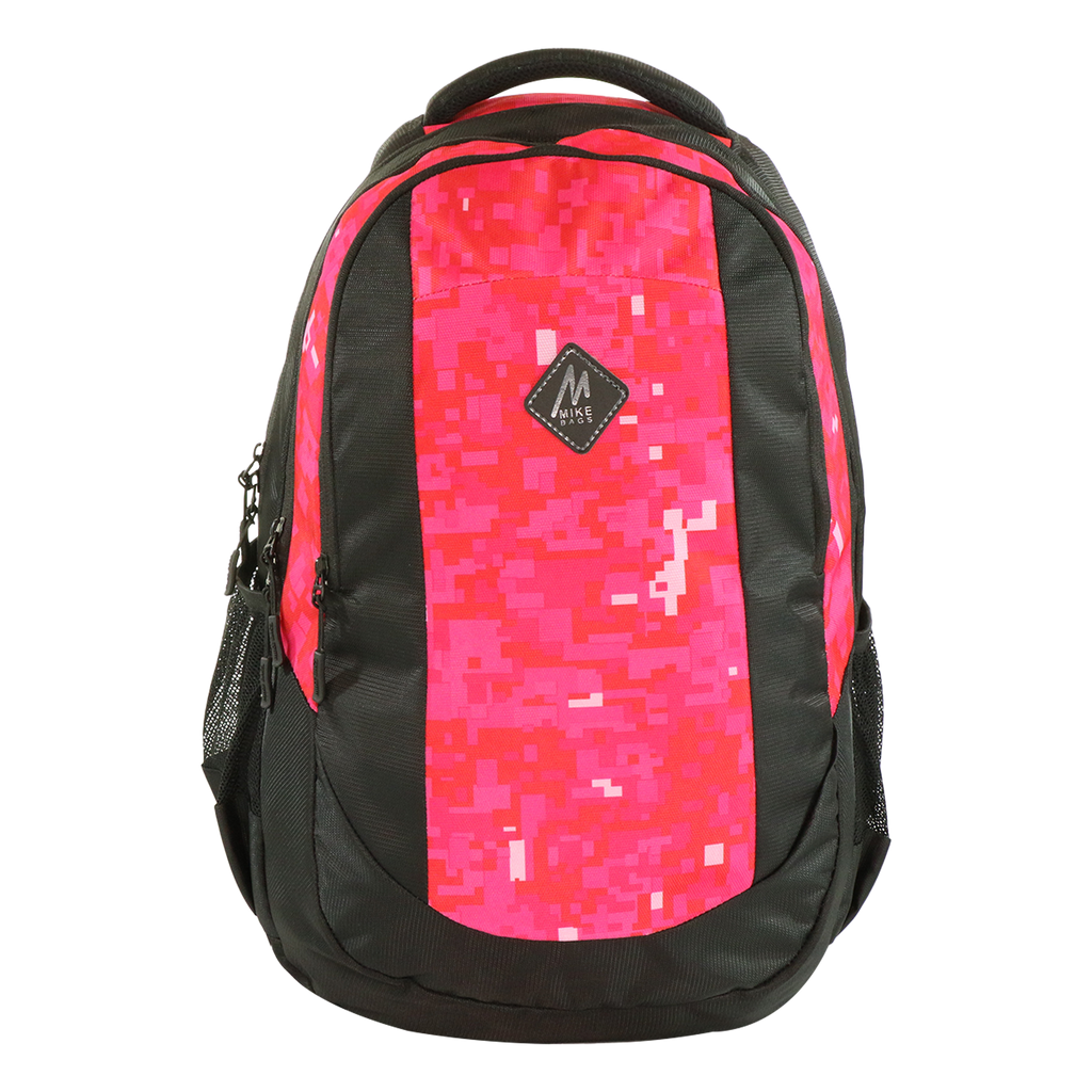 Mike Aurora School Backpack with Pouch - Pink