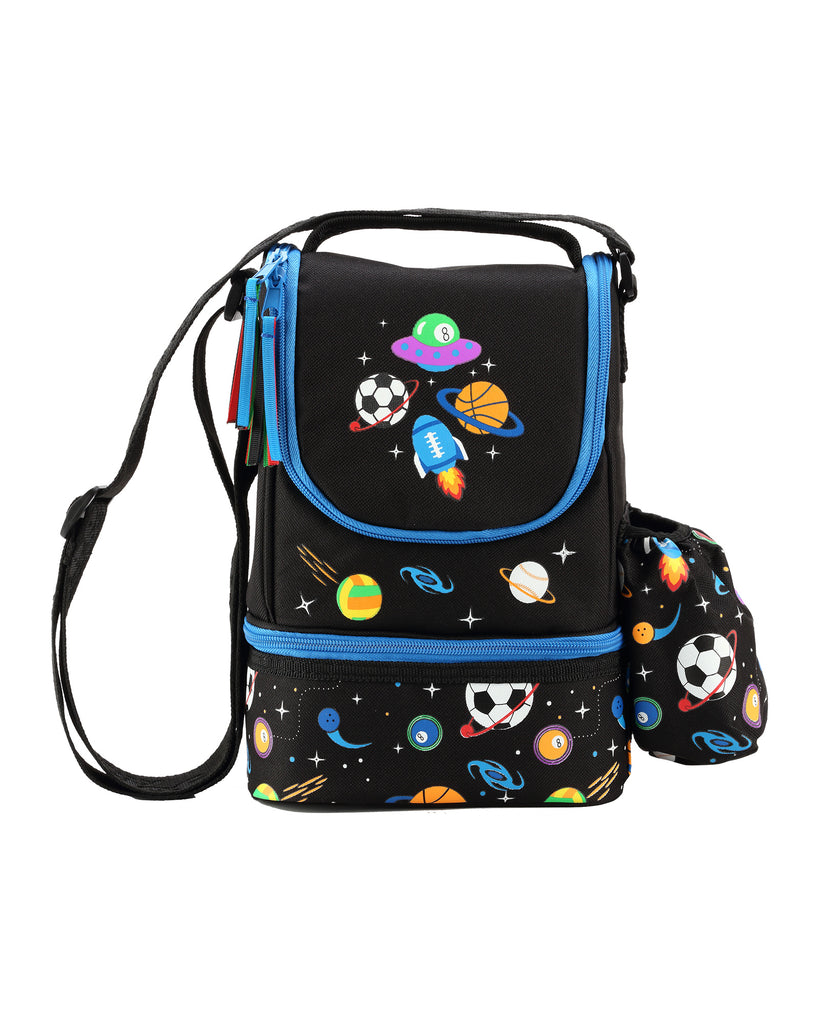 Smily Black ( Backpack, Pencil case & Lunch Bag)