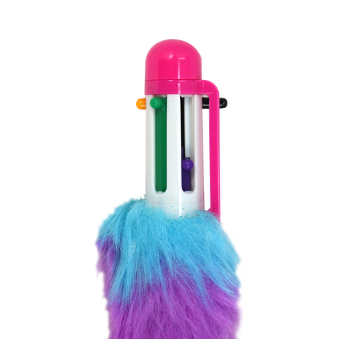 Image of Smily Kiddos Fluffy Rainbow Pen