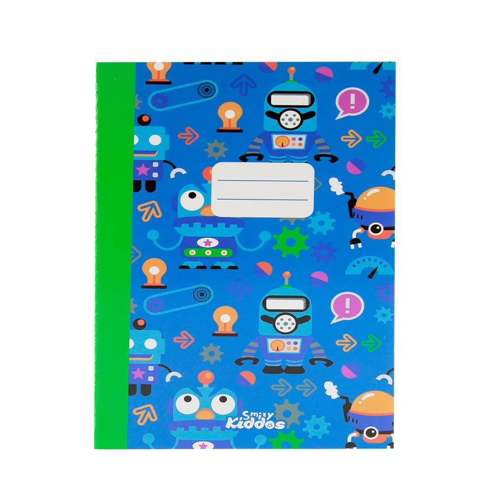 Smily A5 Lined Exercise Notebook Blue