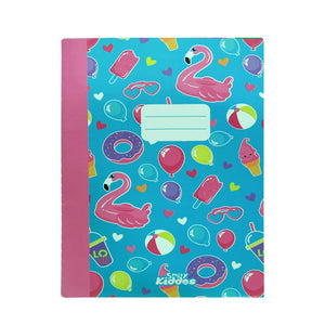 Smily A5 Lined Exercise Notebook Light Blue
