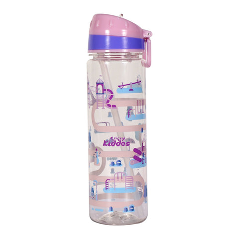 Image of Smily Kiddos Straight Water Bottle Pink