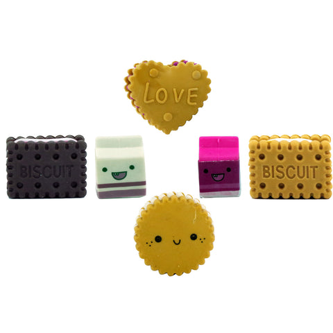 Image of Fancy Biscuits  Eraser Set