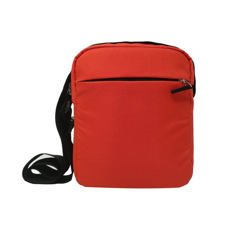 Mike Solid Messenger Bag -  Red