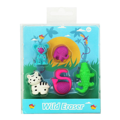 Fancy Wild Eraser Set