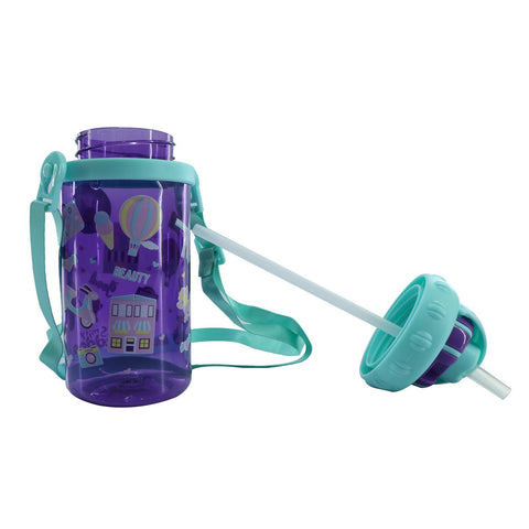 Image of Smily Sipper Water Bottle Purple
