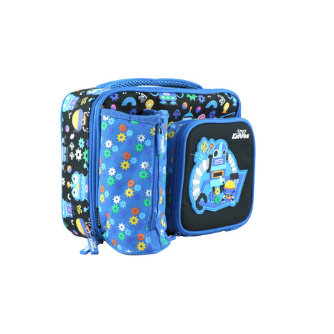 Image of Smily Multi Compartment Lunch Bag Blue