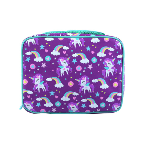 Image of Smily Multi Compartment Lunch Bag Purple