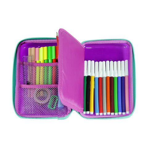 Image of Smily PVC Pencil Case Purple