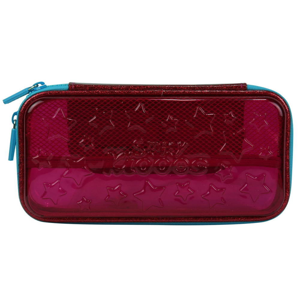 Smily PVC Small Pencil Case Pink