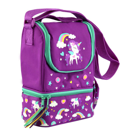 Image of Smily Strap Lunch Bag Purple
