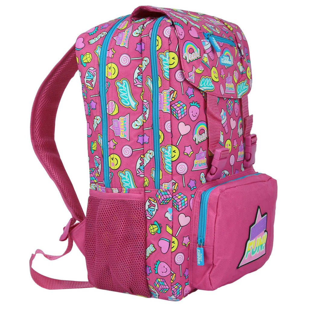 Smily Fancy Backpack Pink