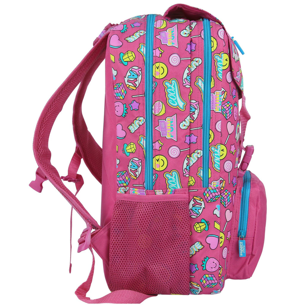 Smily Fancy Backpack Pink