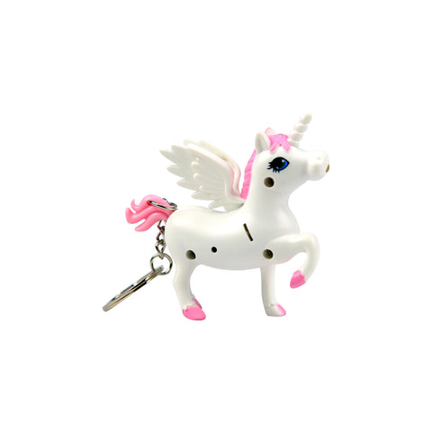 Smily Unicorn Keyring Pink