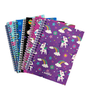 Set of 5 a5Llined Note Book