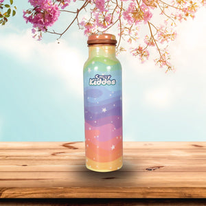 Star Rainbow Copper Water Bottle