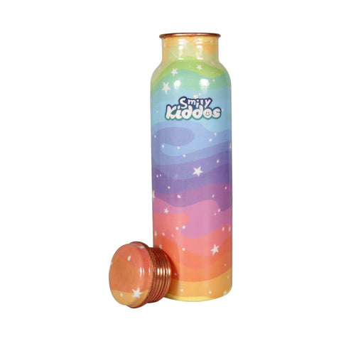 Image of Star Rainbow Copper Water Bottle