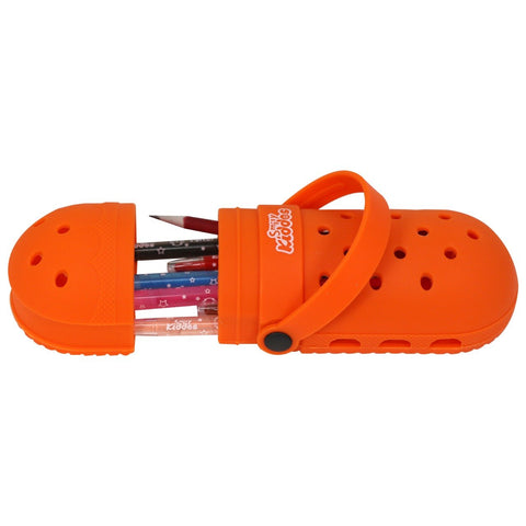 Image of Silicone shoe pencil case - Orange