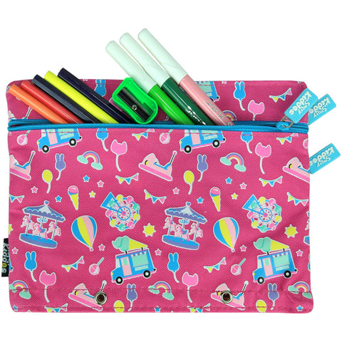 Image of Fancy A5 Pencil Case Pink