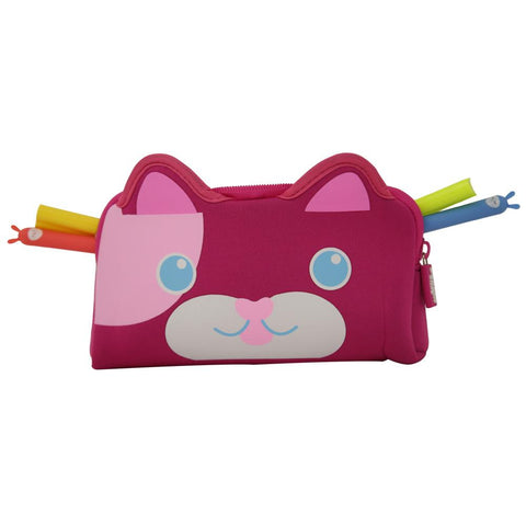 Image of Fancy Kitty Pencil Case Pink