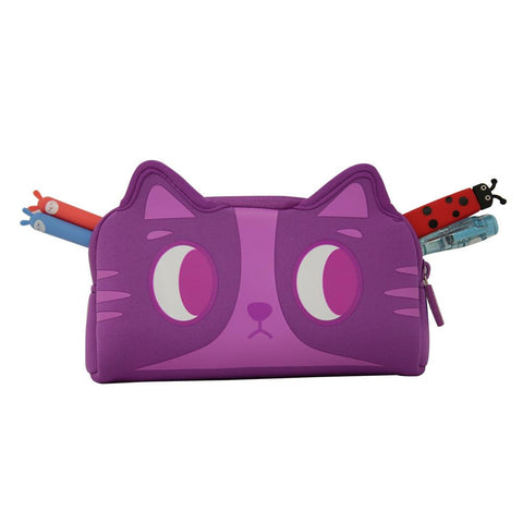 Image of Fancy Kitty Pencil Case Purple
