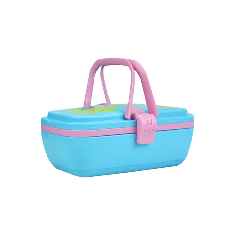 Image of Smily Lunch Box Island Themed Light Blue
