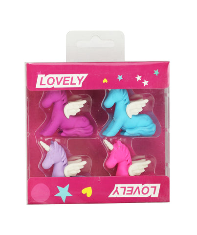 Unicorn Eraser Set