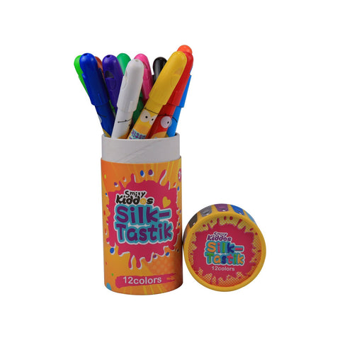 Image of Smily Kiddos Silky Crayon 12 Colors