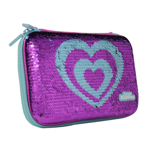 Smily Bling Candy Pencil Case Purple