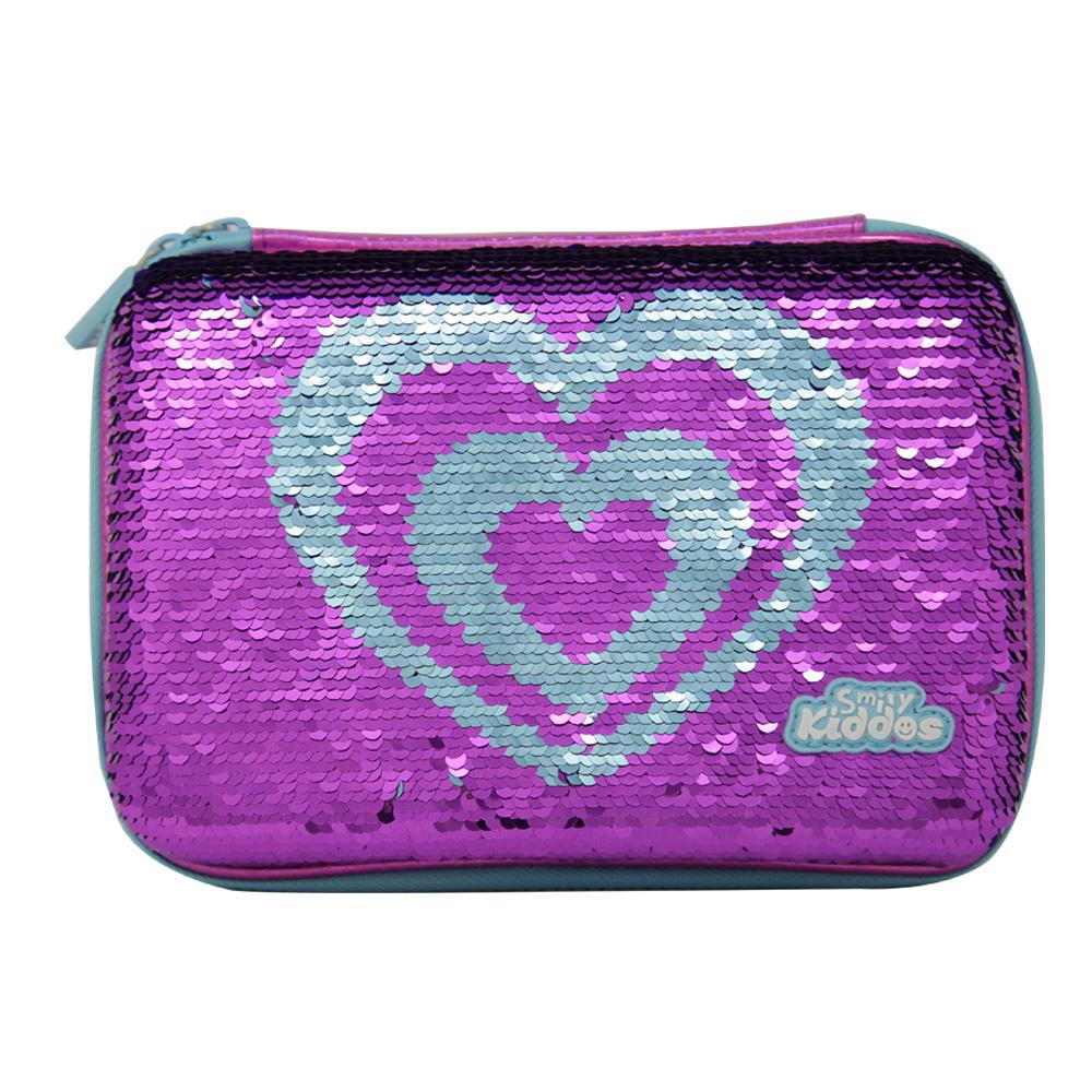 Smily Bling Candy Pencil Case Purple