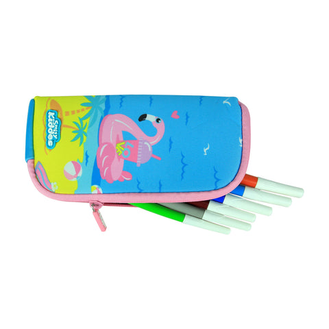 Image of Smily Mini Pencil Pouch Light Blue