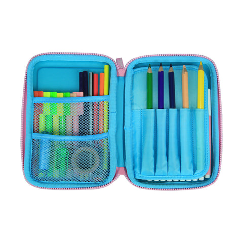 Smily Scented Hardtop Pencil Box Light Blue