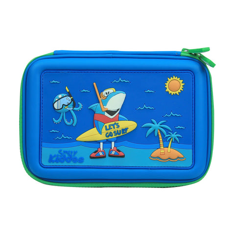 Image of Smily Scented Hardtop Pencil Box Blue